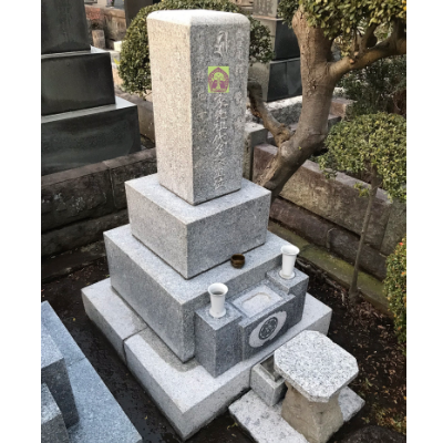 お墓（水垢）施工後