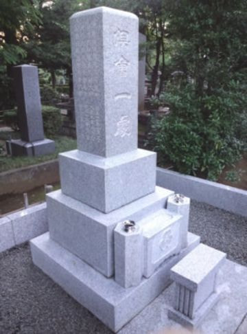 お墓(水垢)施工後
