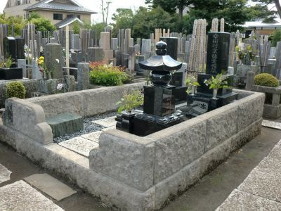 お墓(外柵)施工後