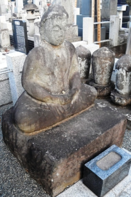 お墓（観音）施工前
