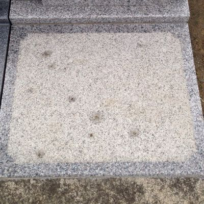 シミ(ろうそく)施工前
