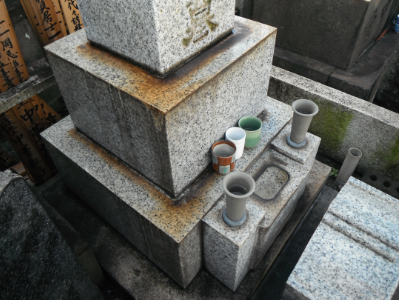 お墓(クリーニング)施工前